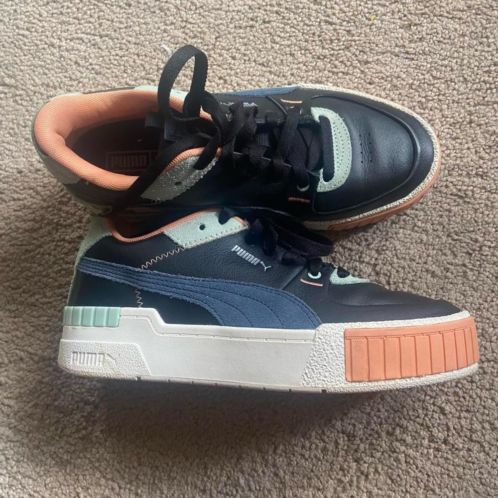 Puma Women's multi colored platform shoes